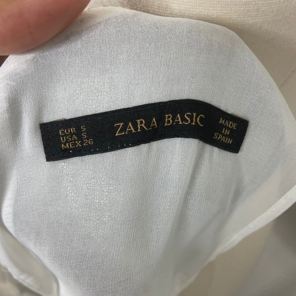 Zara Basic Lightweight Gray Combo Sleeveless Dress - Picture 6 of 6